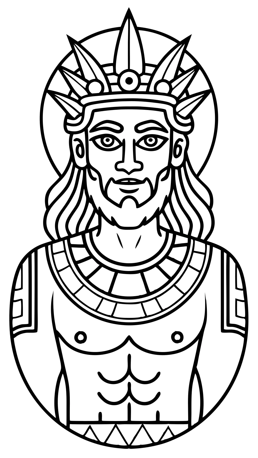 coloriage mythologie